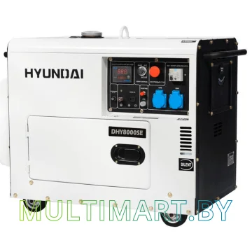 Дизельный генератор Hyundai DHY 8000SE